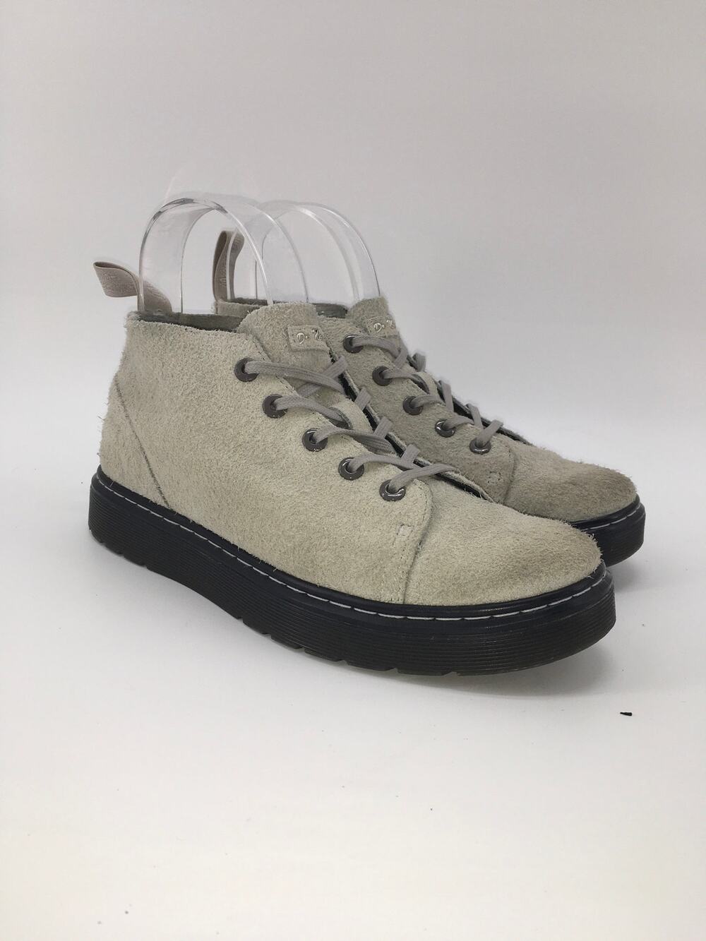 Dr Martens Baynes Mid Chukka Boot Mens 7 Womens 8 EU 39 Wooly Grey Suede Lace Up